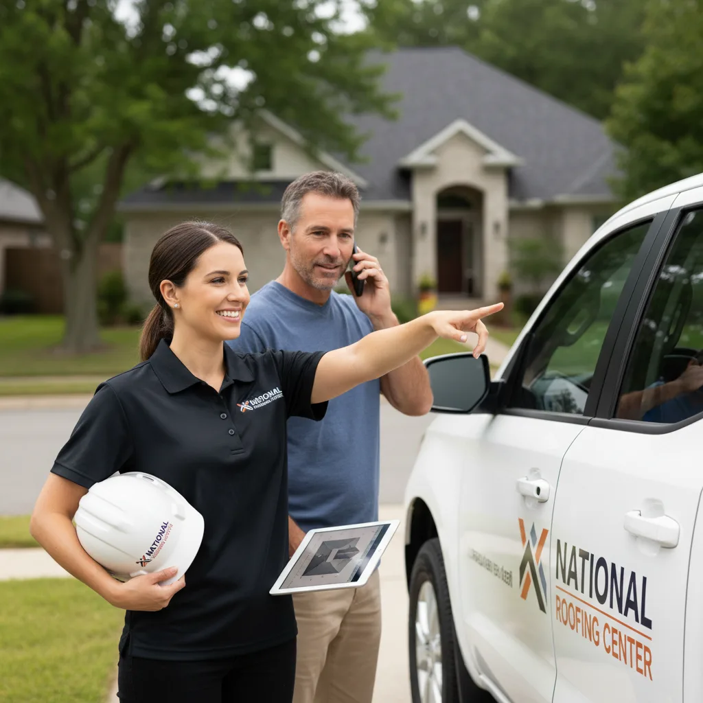 National Roofing Center customer support in Cushing
